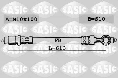 Sasic 6606041 тормозной шланг на NISSAN MICRA III (K12)