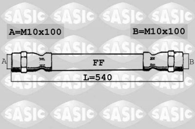 Sasic 6606150 тормозной шланг на VW TOUAREG (7P5)