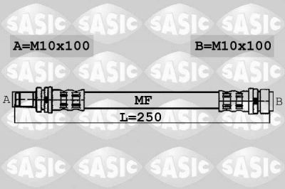 Sasic 6606164 тормозной шланг на FORD TRANSIT фургон