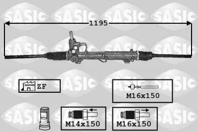 Sasic 7006100 рулевой механизм на PEUGEOT 406 Break (8E/F)