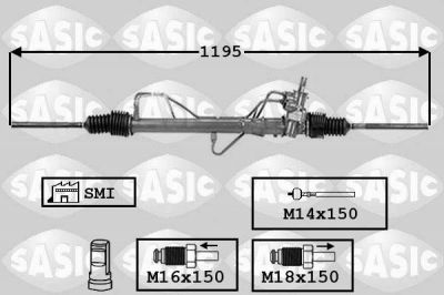 Sasic 7006110 рулевой механизм на RENAULT 21 универсал (K48_)
