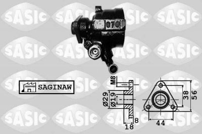 Sasic 7076005 гидравлический насос, рулевое управление на ALFA ROMEO 156 (932)