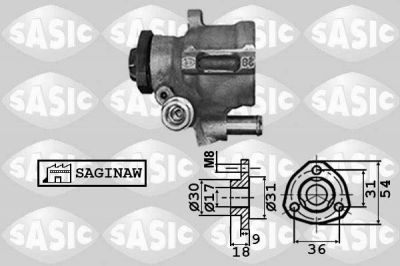 Sasic 7076021 гидравлический насос, рулевое управление на VW GOLF IV (1J1)