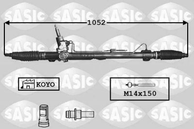 Sasic 7170028 рулевой механизм на PEUGEOT 407 (6D_)