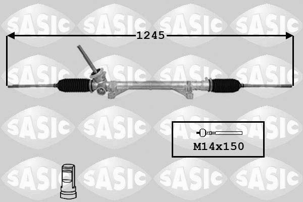 Sasic 7174031 рулевой механизм на RENAULT CLIO III (BR0/1, CR0/1)