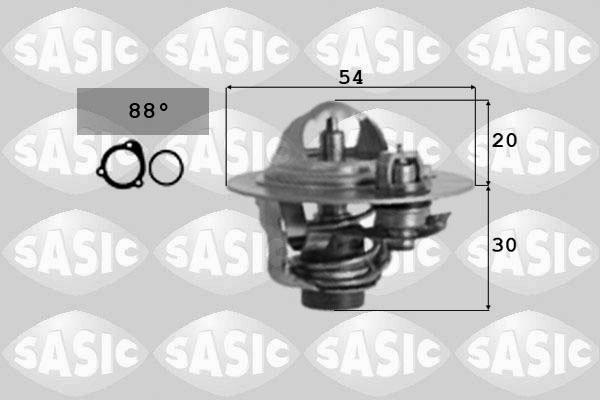 Sasic 9000298 термостат, охлаждающая жидкость на OPEL CORSA B (73_, 78_, 79_)