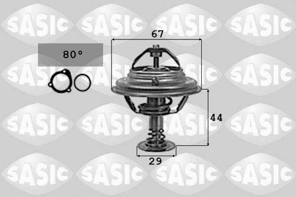 Sasic 9000717 термостат, охлаждающая жидкость на MERCEDES-BENZ S-CLASS (W126)