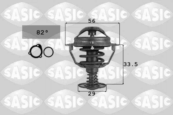 Sasic 9000739 термостат, охлаждающая жидкость на TOYOTA PREVIA (MCR3_, ACR3_, CLR3_)