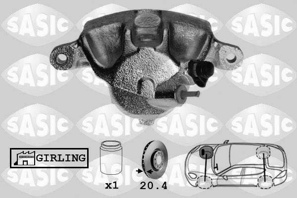 Sasic SCA0041 тормозной суппорт на PEUGEOT 306 Наклонная задняя часть (7A, 7C, N3, N5)