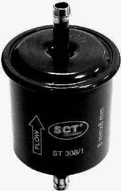 SCT Germany ST308/1 Топливный фильтр NISSAN MICRA II/III -03/03-10/PATHFINDER -04/PRIMERA (P11) -02/MAXIMA QX -00/ALMERA
