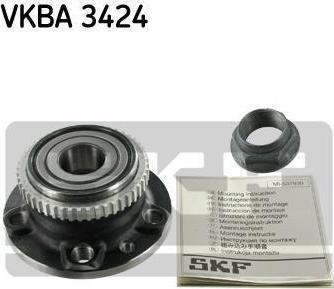 SKF VKBA 3424 комплект подшипника ступицы колеса на PEUGEOT EXPERT фургон (222)