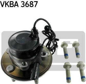 SKF VKBA 3687 комплект подшипника ступицы колеса на JAGUAR S-TYPE (CCX)