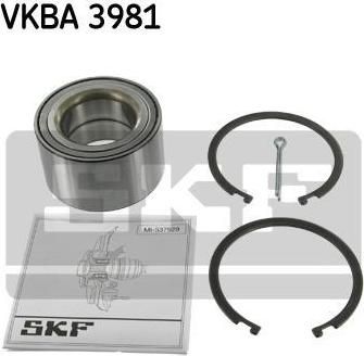 SKF VKBA3981 Подшипник ступицы колеса переднего, комплект NISSAN Almera Tino/Primera/Maxima QX/X-Trail -> 402102Y000/40210-2Y000 (402102Y000)