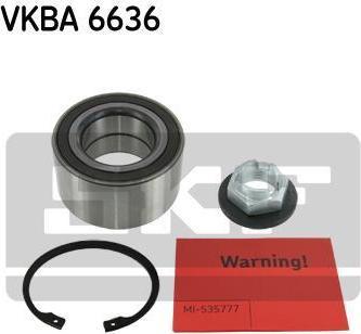 SKF VKBA6636 Подшипник ступицы передней FORD C-Max, Focus-III, Kuga 08=> (1668557)