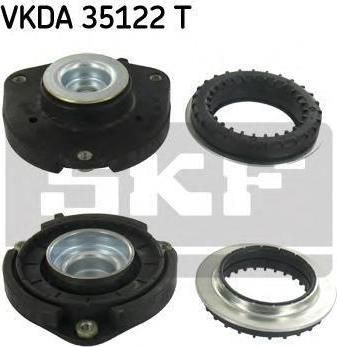 SKF VKDA 35122T Опора амортизатора (к-т 2шт) AUDI A3/Octavia II/VW Golf V/Jetta III/Touran 03-> (1K0 412 331B)