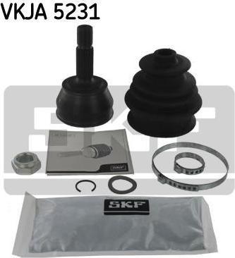 SKF VKJA 5231 шарнирный комплект, приводной вал на VW POLO купе (86C, 80)