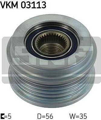 SKF VKM 03113 механизм свободного хода генератора на AUDI A6 Avant (4B5, C5)