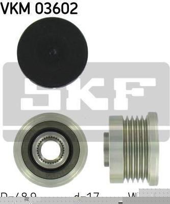 SKF VKM 03602 механизм свободного хода генератора на OPEL VIVARO фургон (F7)