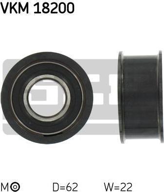 SKF VKM 18200 натяжной ролик, ремень грм на LADA SAMARA (2108, 2109, 2115)