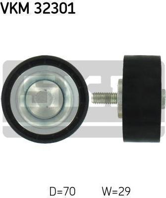 SKF VKM 32301 паразитный / ведущий ролик, поликлиновой ремень на FIAT DUCATO фургон (244)