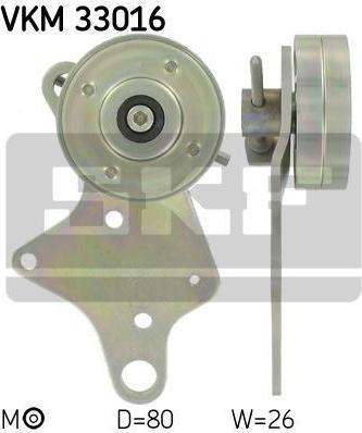 SKF VKM 33016 натяжной ролик, поликлиновой ремень на PEUGEOT BOXER фургон (230L)