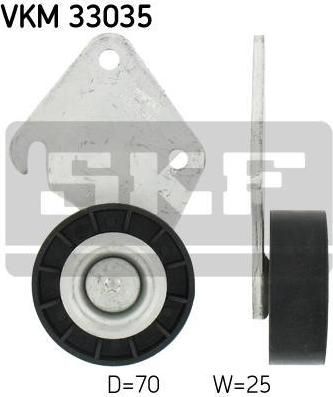 SKF VKM 33035 паразитный / ведущий ролик, поликлиновой ремень на PEUGEOT 406 (8B)