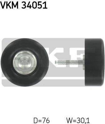 SKF VKM 34051 Ролик ремня генератора FORD Mondeo (1374385)