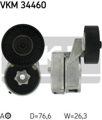 SKF VKM 34460 натяжной ролик, поликлиновой ремень на FORD TRANSIT c бортовой платформой/ходовая часть (E_ _)