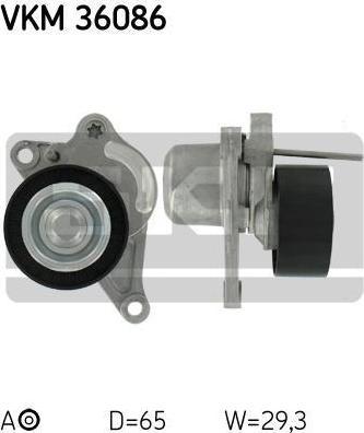 SKF VKM 36086 натяжной ролик, поликлиновой ремень на OPEL MOVANO B фургон