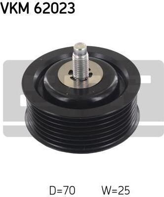 SKF VKM 62023 паразитный / ведущий ролик, поликлиновой ремень на NISSAN QASHQAI / QASHQAI +2 (J10, JJ10)