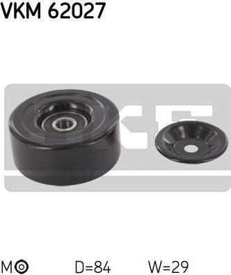 SKF VKM 62027 натяжной ролик, поликлиновой ремень на NISSAN NAVARA (D40)