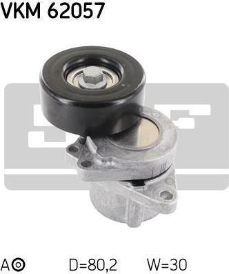 SKF VKM 62057 Ролик натяжной, поликлиновой ремень