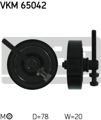SKF VKM 65042 Ролик натяжной, поликлиновой ремень