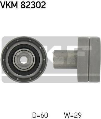 SKF VKM 82302 паразитный / ведущий ролик, зубчатый ремень на NISSAN SUNNY III Hatchback (N14)