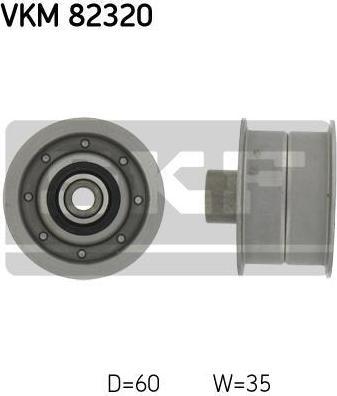 SKF VKM 82320 паразитный / ведущий ролик, зубчатый ремень на NISSAN BLUEBIRD Hatchback (T72, T12)