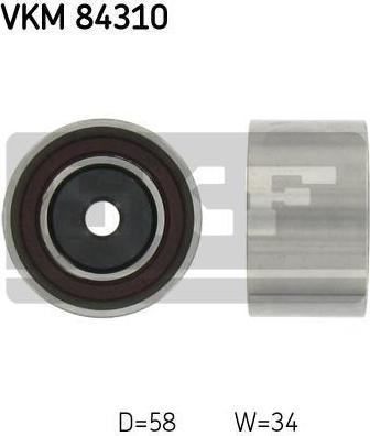 SKF VKM 84310 паразитный / ведущий ролик, зубчатый ремень на MAZDA 626 IV Hatchback (GE)