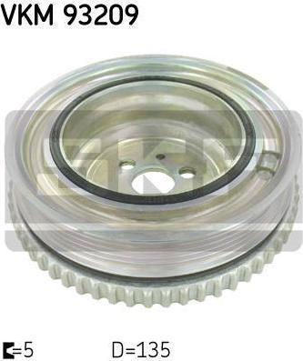 SKF VKM 93209 ременный шкив, коленчатый вал на LANCIA DELTA III (844)