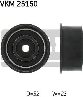 SKF VKM25150 Ролик ремня ГРМ OPEL VECTRA B/ASTRA F/G 1.4-1.8 обводной (5636427)
