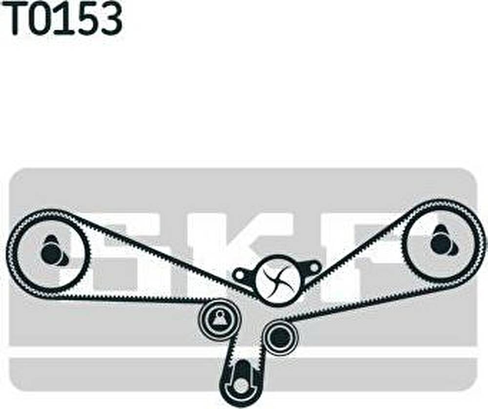 SKF VKMA 01927 комплект ремня грм на VW TOUAREG (7LA, 7L6, 7L7)