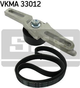 SKF VKMA 33012 поликлиновой ременный комплект на PEUGEOT 106 II (1)