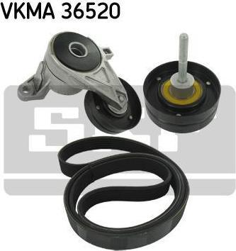 SKF VKMA 36520 поликлиновой ременный комплект на VOLVO V70 I (LV)