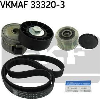 SKF VKMAF 33320-3 поликлиновой ременный комплект на PEUGEOT EXPERT Tepee (VF3V_)