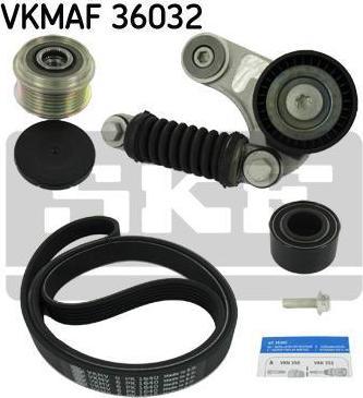 SKF VKMAF 36032 поликлиновой ременный комплект на RENAULT SCЙNIC I (JA0/1_)