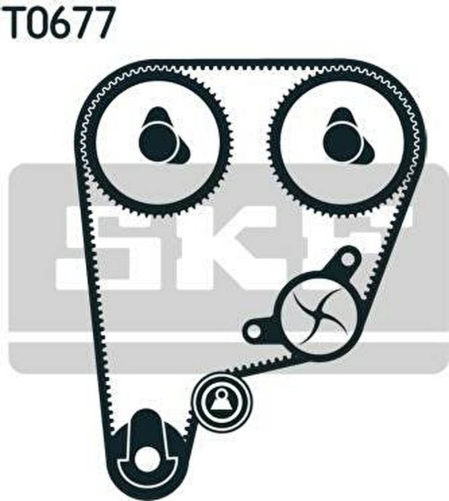 SKF VKMS 93210 комплект ремня грм на HONDA CR-V I (RD)