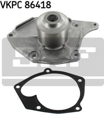 SKF VKPC86418 Насос водяной RENAULT Logan/Sandero/NISSAN Qashqai/Micra III/Almera II/Tiida/Note 1.5dCi 03-> (21010-00Q0E)