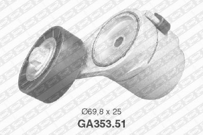 SNR GA353.51 натяжной ролик, поликлиновой ремень на OPEL CORSA B (73_, 78_, 79_)