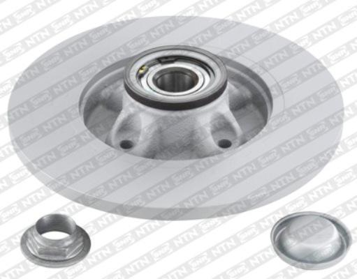 SNR KF159.62U Диск тормозной CITROEN BERLINGO/C4/PEUGEOT 308/PARTNER 06- задний с подшип.с АБС