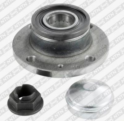 SNR R153.52 Ступица задняя в сборе (БАРАБАННЫЙ ТИП) OPEL CORSA D 06- (1604358)
