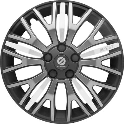 Колпаки на колёса Sparco, серия Ultraleggera, коплект 4 шт., чёрн./воронёный, разм. 14 (350мм),, 1/4