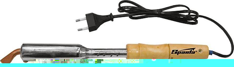 SPARTA 913155 Паяльник с плоским жалом и деревянной ручкой 100Вт 220В